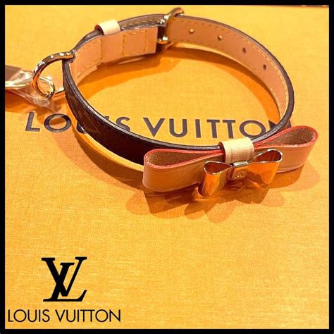 louis vuitton bow dog collar|luxury dog collars louis vuitton.